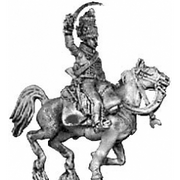 Hussar, busby, charging (18mm)
