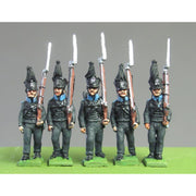 Leib Regiment marching, Waterloo (18mm)