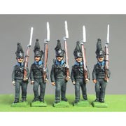 Leib Regiment marching, Waterloo (18mm)