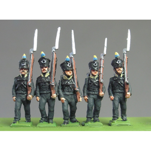 Line Infantry firing and loading, Waterloo (18mm)