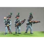 Avantgarde Rifles skirmishing, Waterloo (18mm)