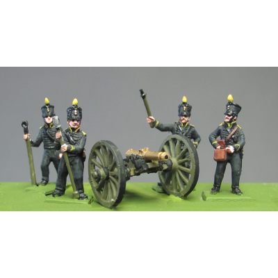 Foot Artillery Crew, Waterloo (18mm)