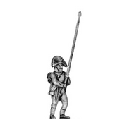 Musketeer standard bearer, bicorne (18mm)