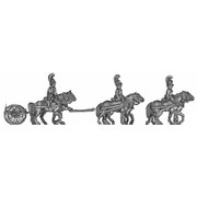 Horse artillery light limber team (18mm)