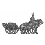 Foot artillery small caisson (Troika) team (18mm)