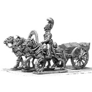 Horse artillery small caisson (Troika) team (18mm)