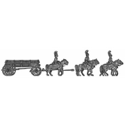 Horse artillery large caisson team (18mm)