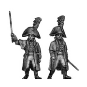 Musketeer officer, greatcoat (18mm)