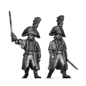 Musketeer officer, greatcoat (18mm)