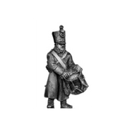 Musketeer drummer, shako, greatcoat (18mm)