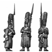 Grenadier, shako, greatcoat, march attack (18mm)