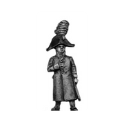 Grenadier officer, greatcoat (18mm)