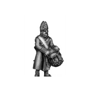 Fusilier drummer, greatcoat (18mm)