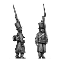Jager, greatcoat, marching (18mm)