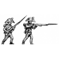 Line infantry skirmishers, bicorne (18mm)