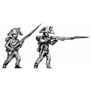 Line infantry skirmishers, bicorne (18mm)