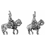 Chasseur trooper, caracot, early shako (18mm)