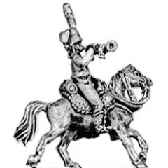 Hussar trumpeter, colpack (18mm)