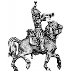 Cuirassier trumpeter (18mm)