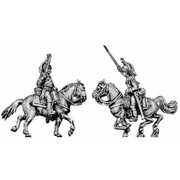 Cuirassier, charging (18mm)