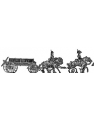 NEW - Caisson set - 4 horse, galloping (18mm)