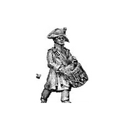 Fusilier drummer, greatcoat (18mm)
