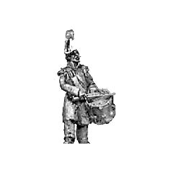Grenadier drummer, greatcoat (18mm)