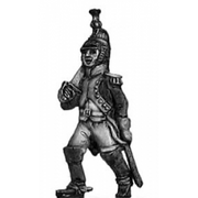 Marching Dragoon officer (18mm)