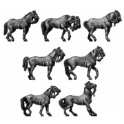Light horse standing/walking (18mm)