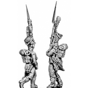 Carabinier, shako, march attack (18mm)