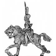 Elite hussar, charging (18mm)