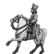 Hussar trumpeter, shako rouleau (18mm)