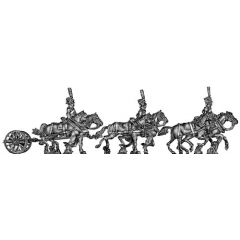 Guard horse artillery limber - galloping (18mm)