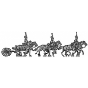 Guard horse artillery limber - galloping (18mm)