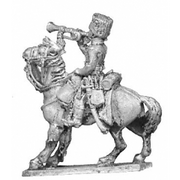 Horse artillery trumpeter, mounted (18mm)
