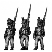 Young Guard, 1814 uniform, marching (18mm)