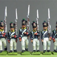 Young Guard, Waterloo 1815, marching (18mm)