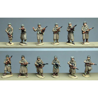 Americans in Greatcoat, advancing (20mm)