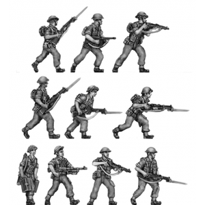 Tropical Infantry, trousers, shirt sleeves, advancing (20mm)