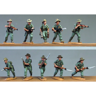 Burma Hats, advancing (20mm)