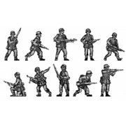 Infantry section advancing cautiously (20mm)