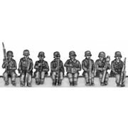 German seated infantry (20mm)