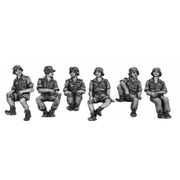 DAK troops relaxing, sitting (20mm)