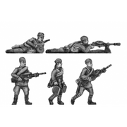 Caps, DP LMG crews moving and firing (20mm)