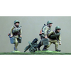Maxim gun team, helmets, advancing (20mm)