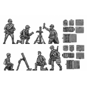 82mm mortar set - 2 mortars, 6 crew, ammo boxes (20mm)