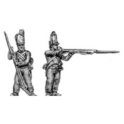 Grenadiers, firing and loading (18mm)