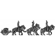 Light limber, team and riders (18mm)