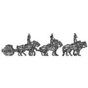 Heavy limber, team and riders (18mm)