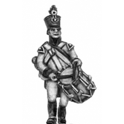 German fusilier drummer, shako (18mm)